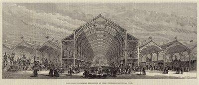 The Irish Industrial Exhibition at Cork, Interior Sectional View by Frank Watkins